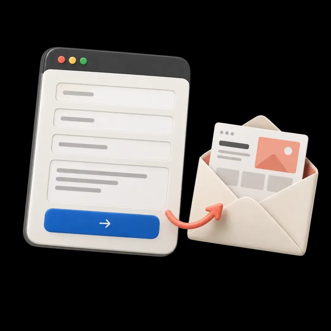 Submitted inquiry form arriving as an email